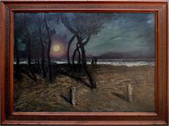 Pacific Grove Moonlight Attributed to Ferdinand Burgdorff