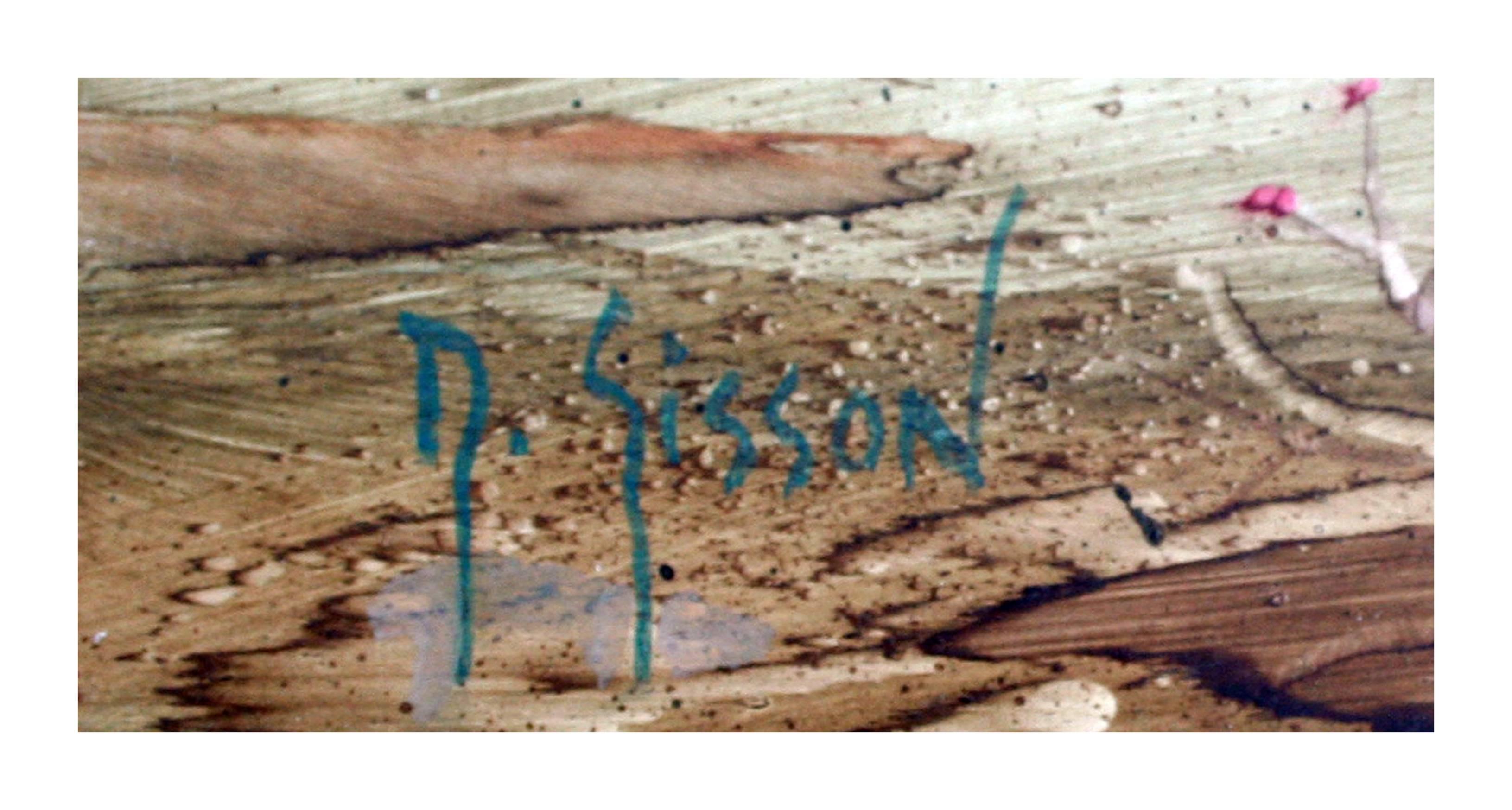 Paesaggio di Rocky Beach, Maine - Painting di David Sisson