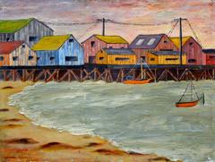 Monterey Fishing Pier and Coastline