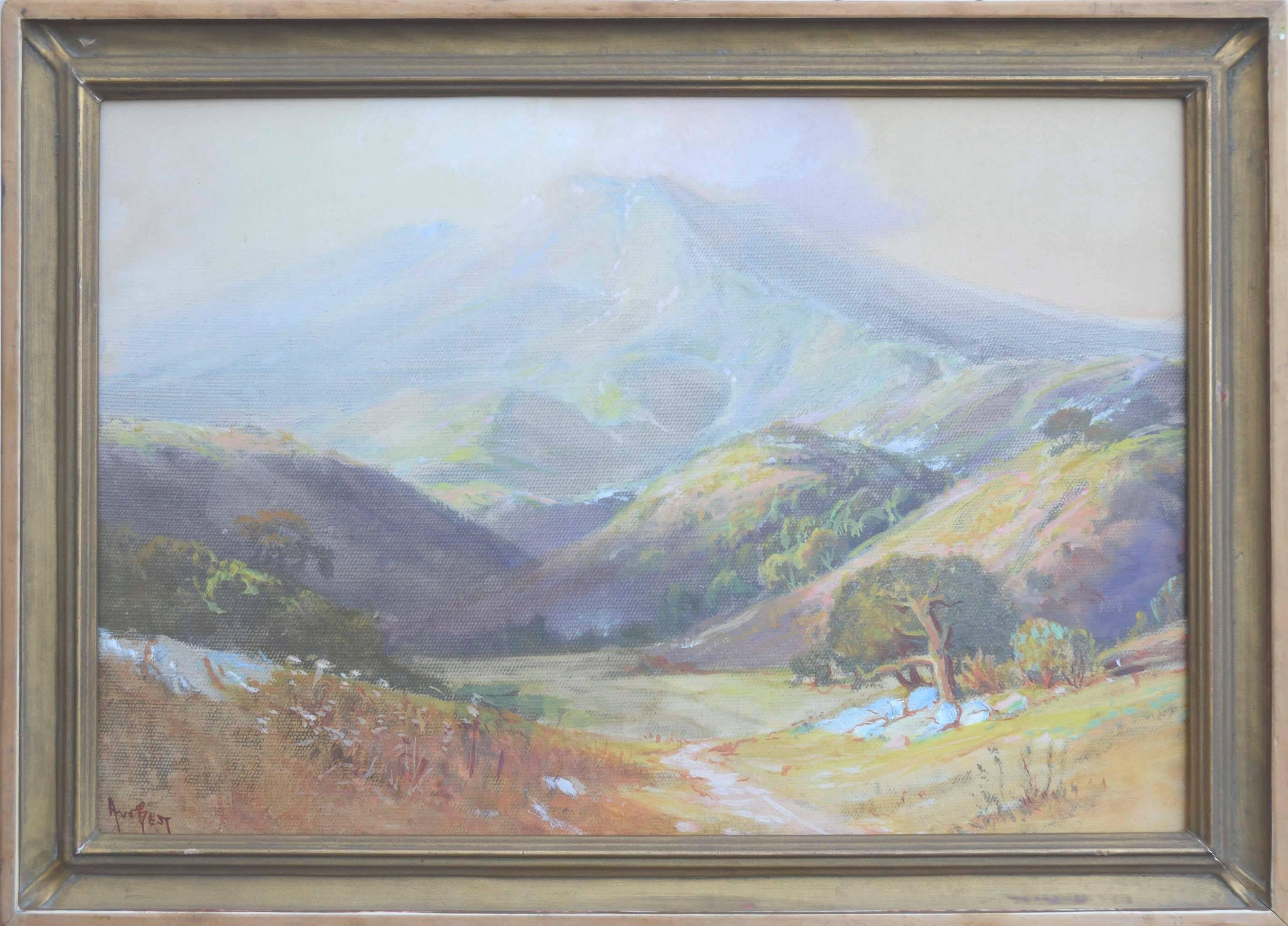 Arthur William Best Landscape Painting - Mt Tamalpais View