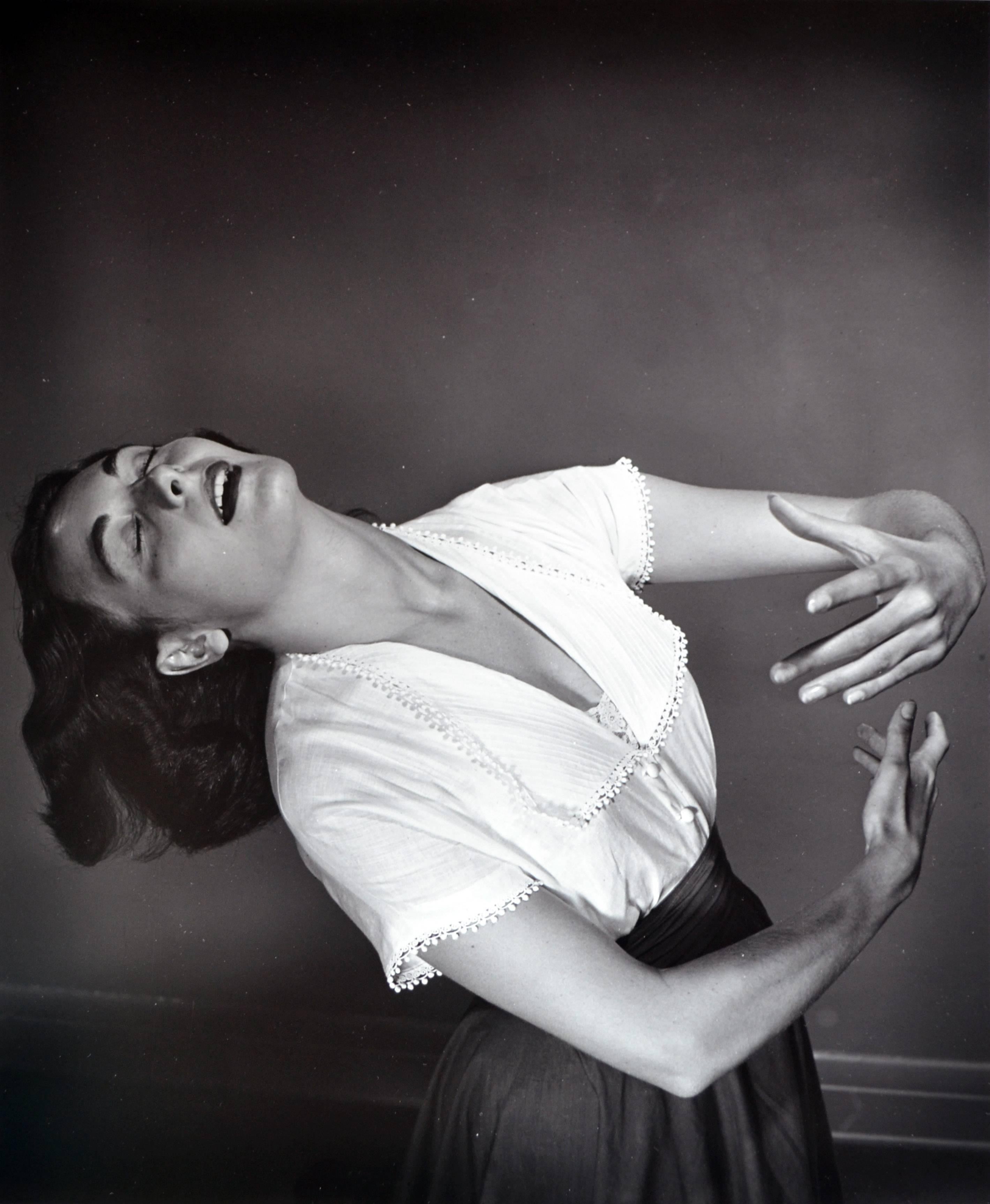 Philippe Halsman Black and White Photograph - Ballerina Enrica Soma, Hollywood, 1949