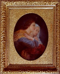 Joseph and Mary, Mid 19th Century Figurative 