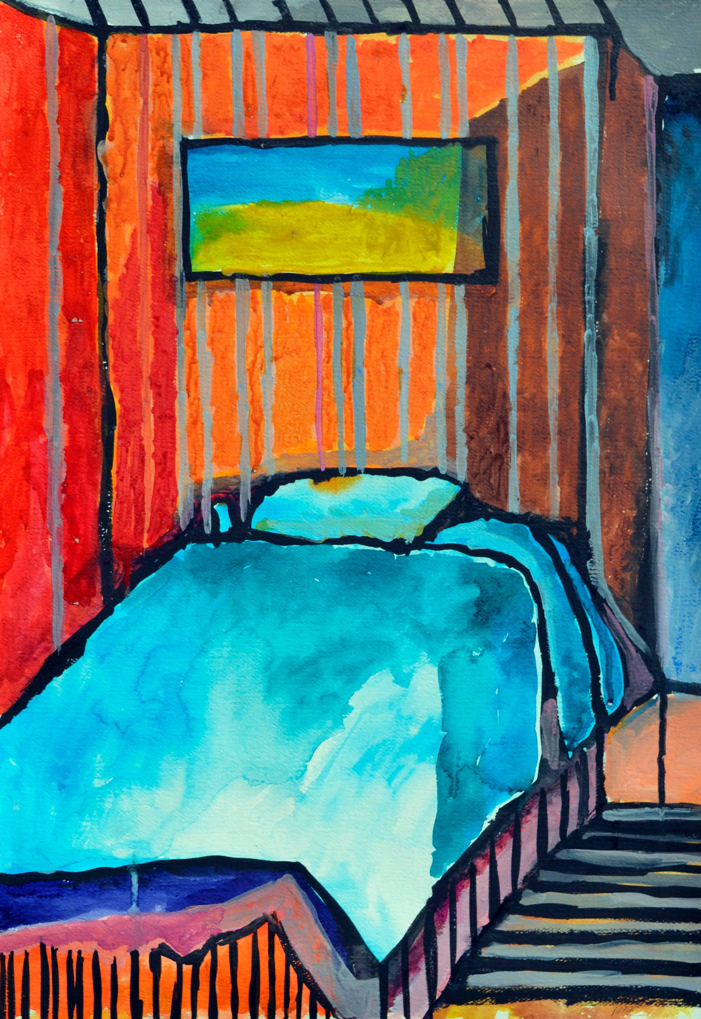 Michael Eggleston Interior Painting – The Fauvist Bedroom