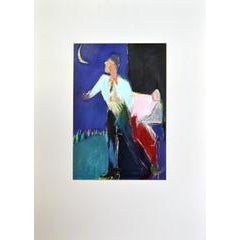 Figurative Man With Moon 10