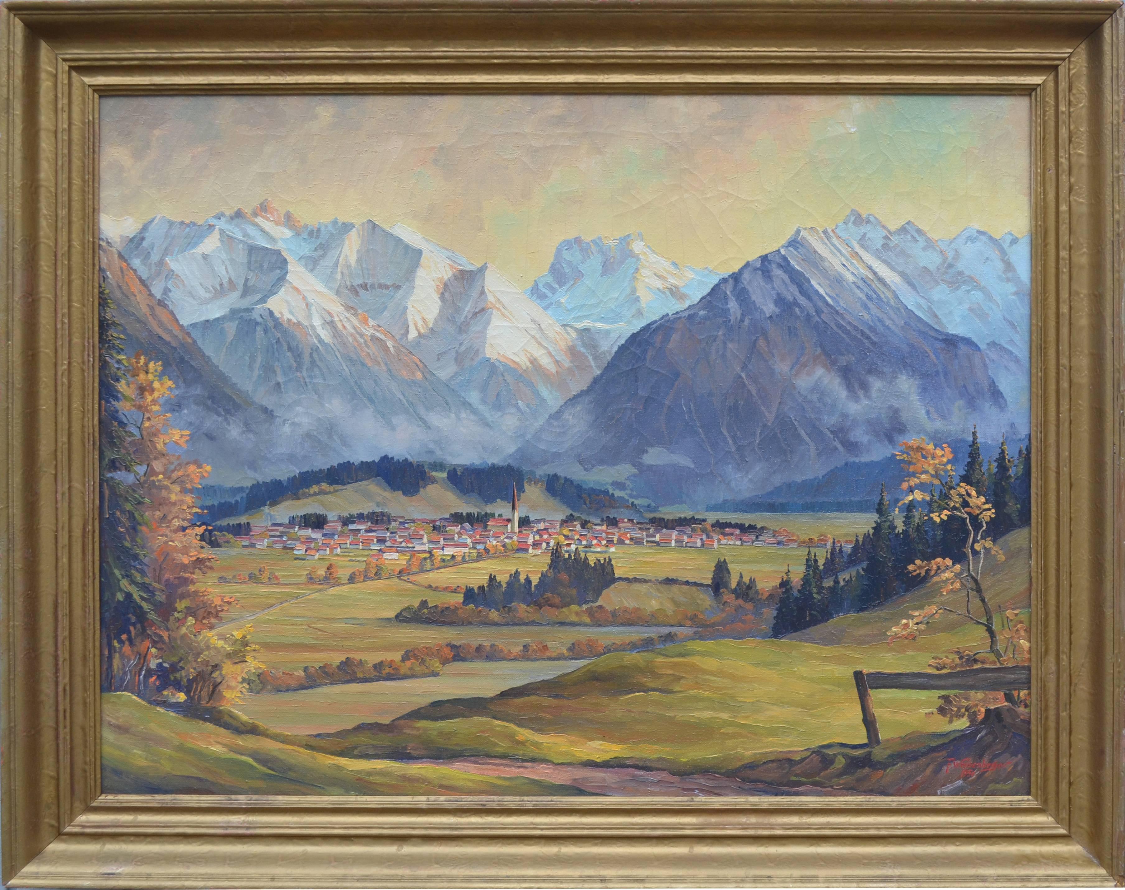 austrian alps painting