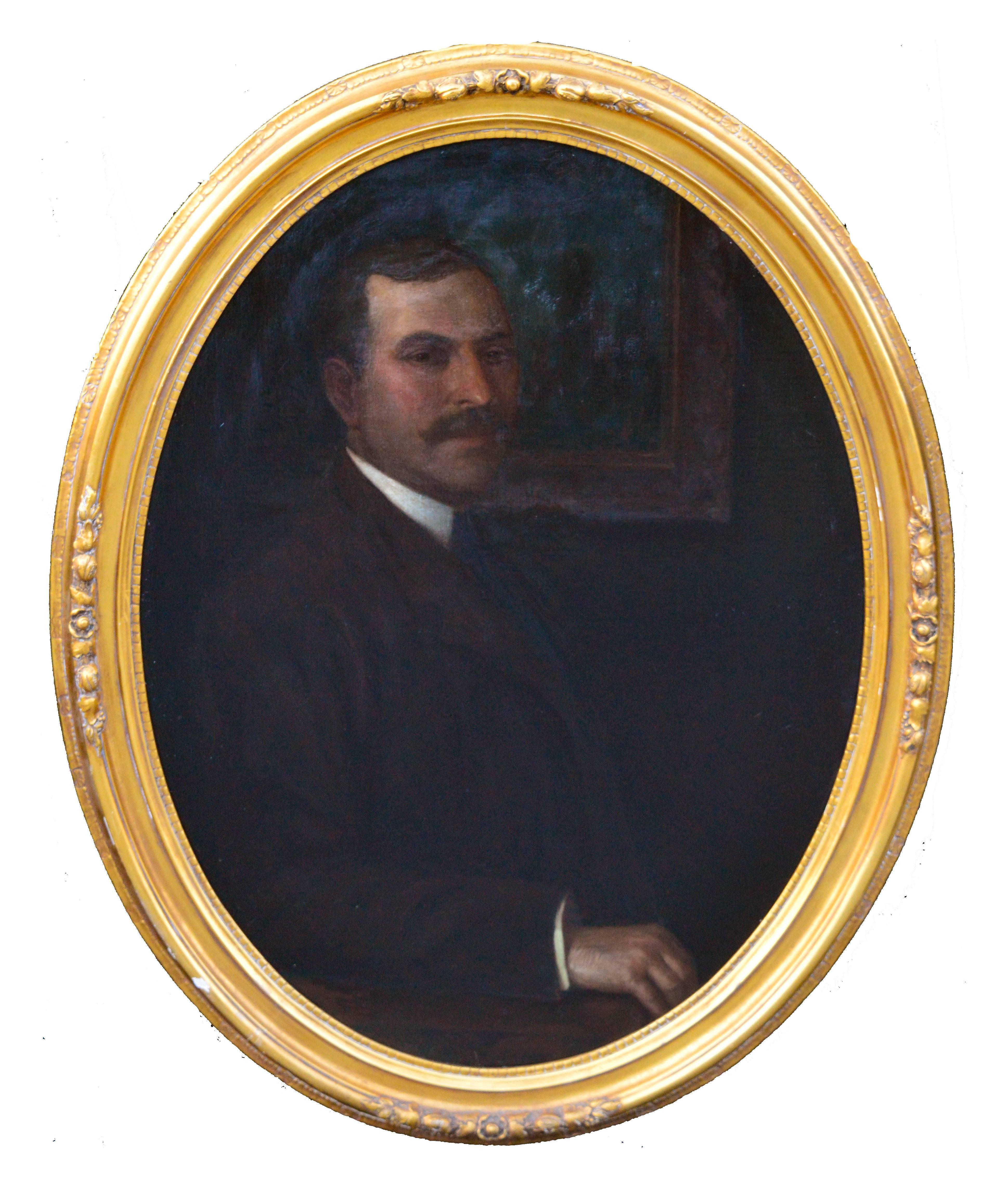 Joseph David Greenbaum Portrait Painting - Fine Gentleman