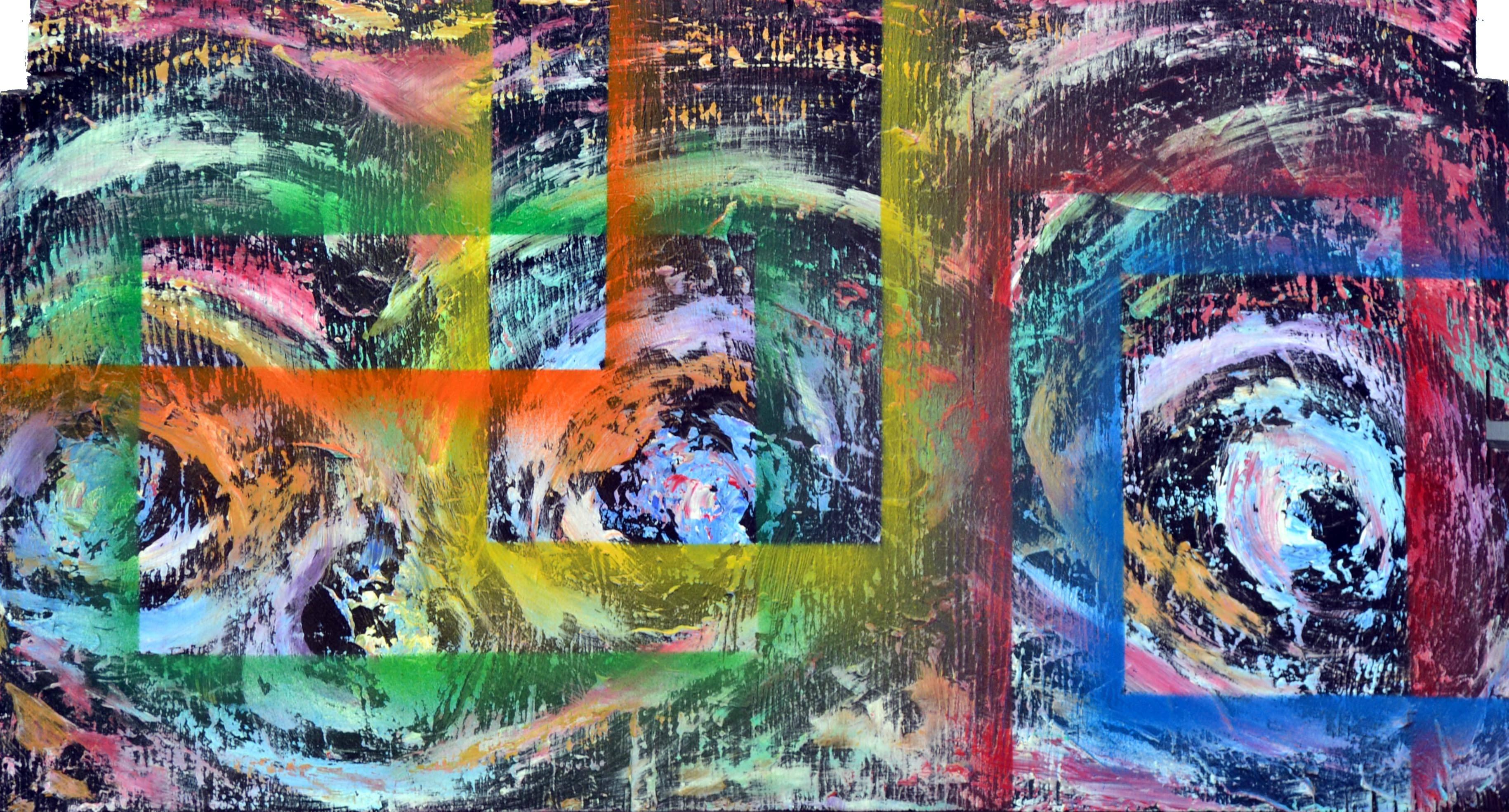 Frank Romero Abstract Painting - Color Abstract