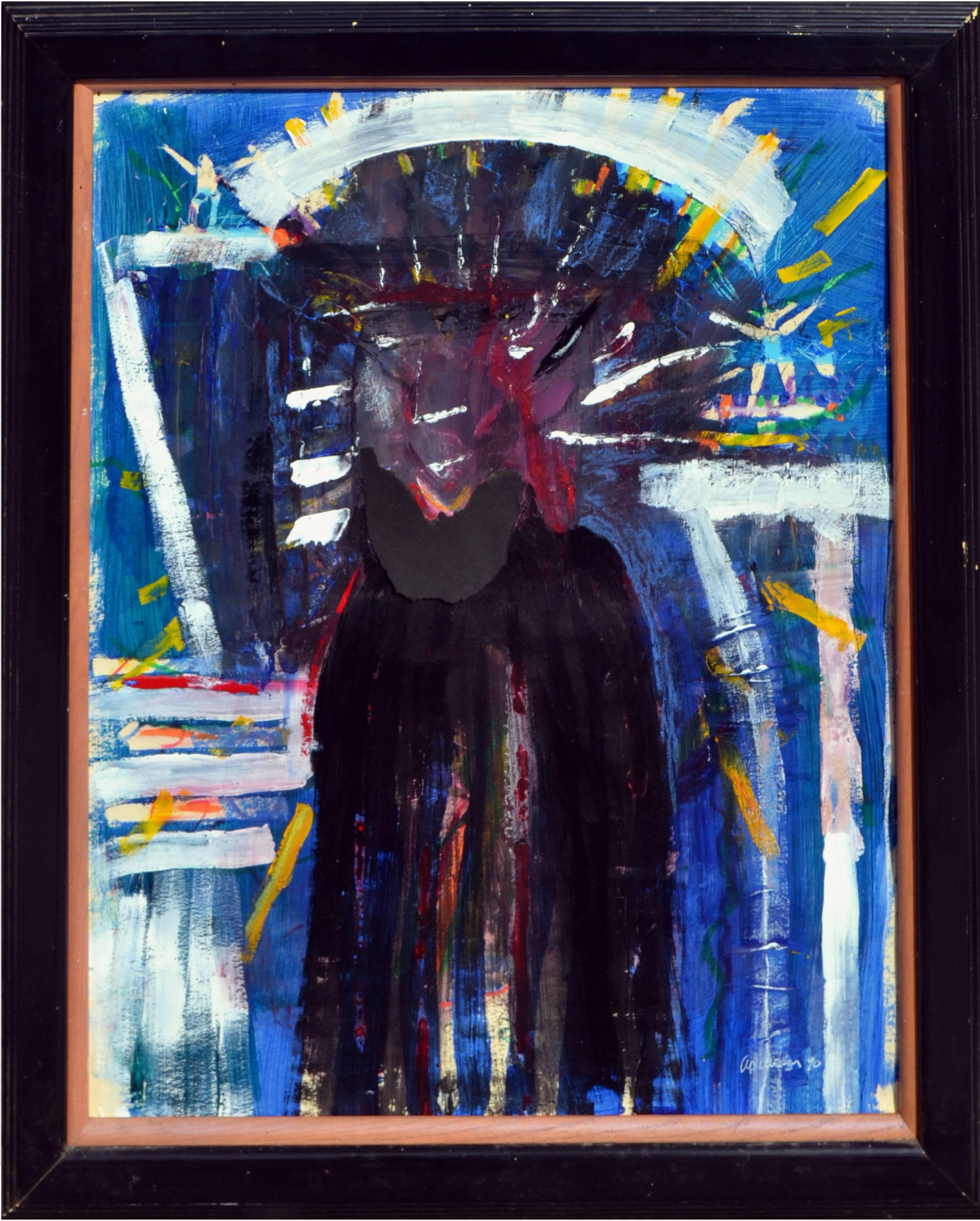 "Spirit of the Buffalo" - Las Vegas Abstract Expressionist Figurative 