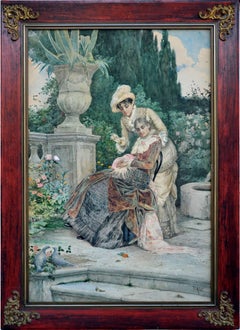 Ladies in the Italian Garden, 1870s 