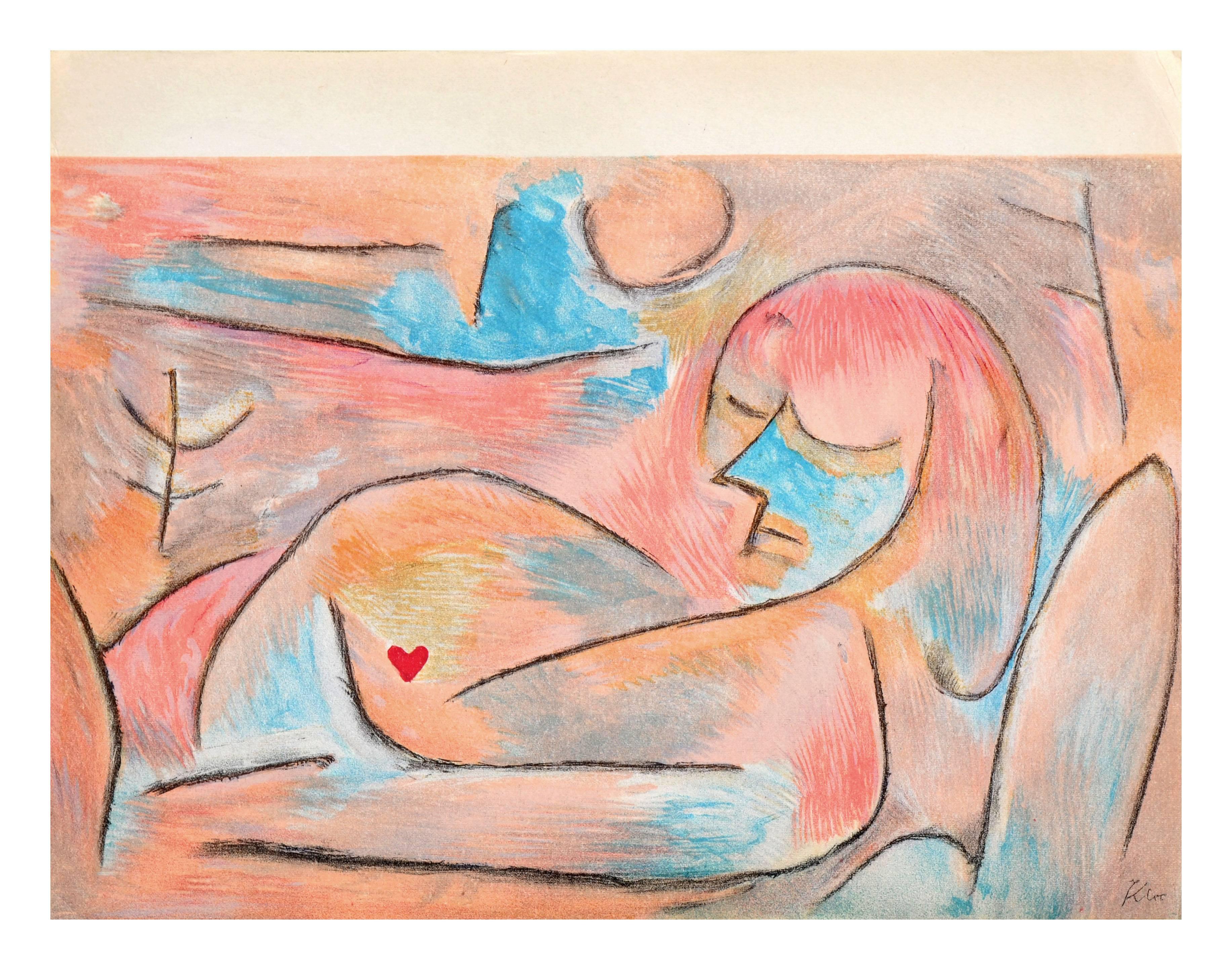 Paul Klee Nude Print - Sommeil d'hiver, Winter Sleeps