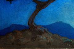 Venus and California Junipero 1920 Rare Early work by Ferdinand Burgdorff