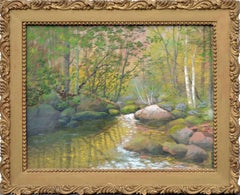 Late 19th Century Sunlight Brook Landscape