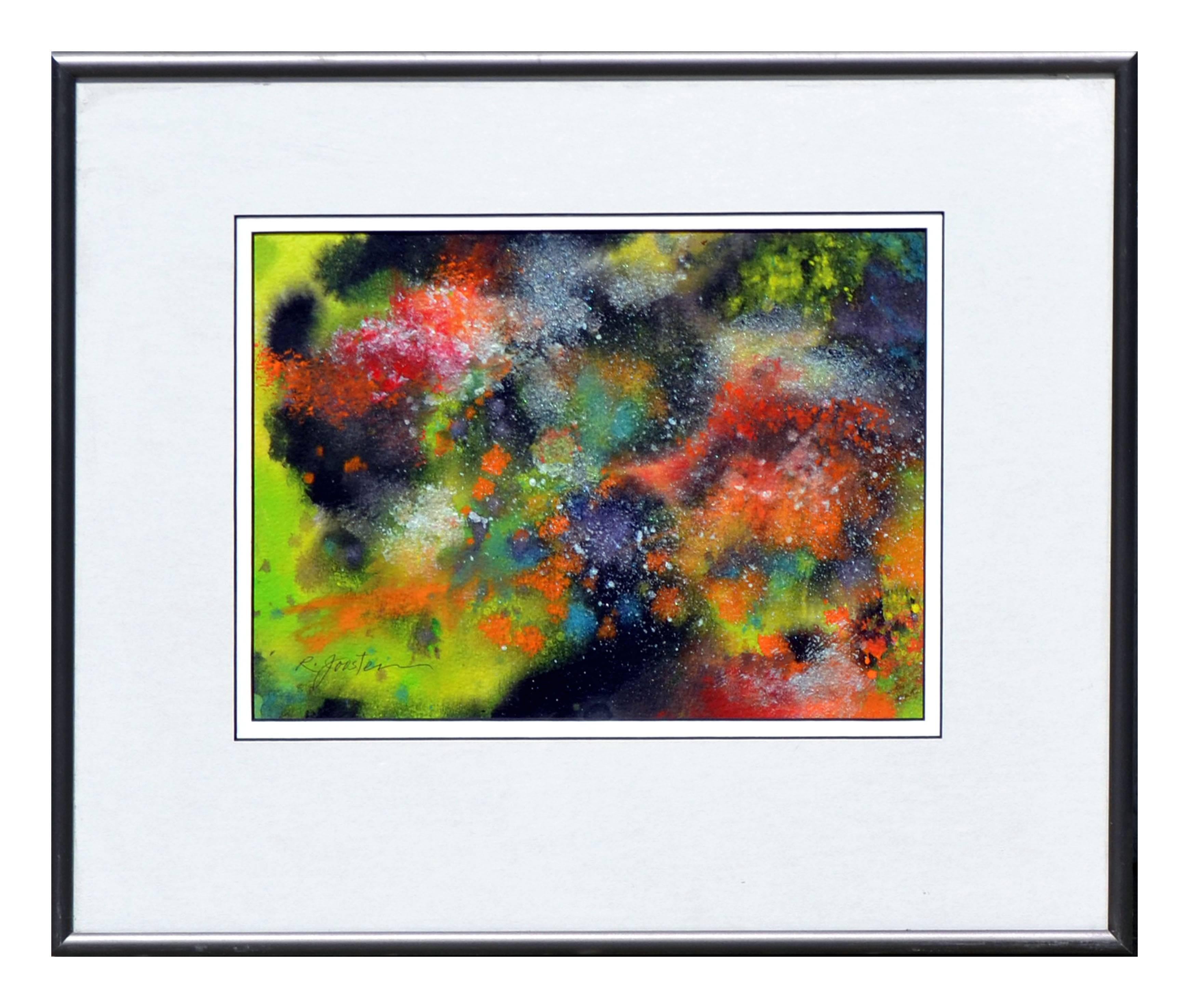 Abstract Painting di Ralph Edward Joosten - A Space Vintage Astratto