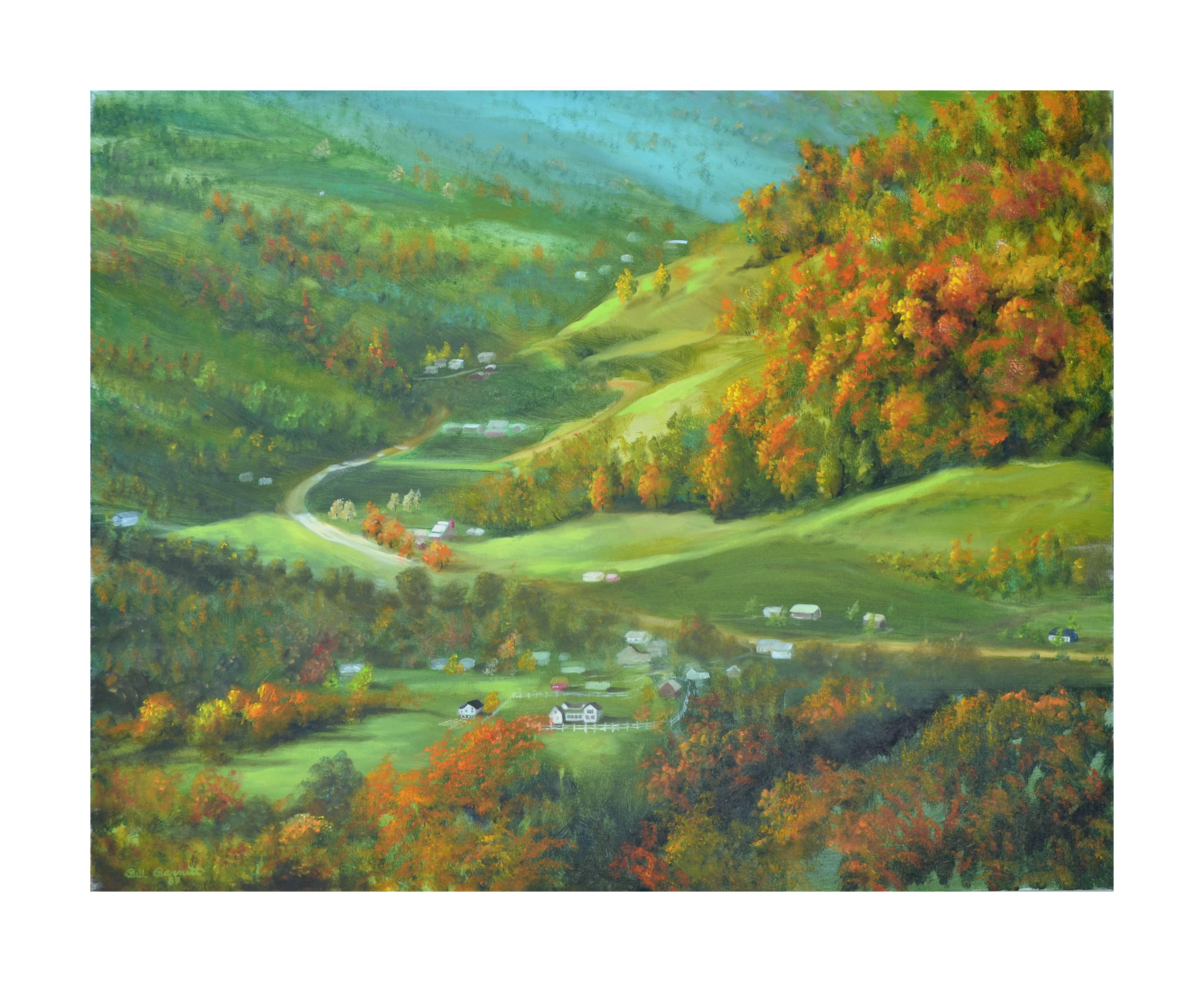 Bill Barnett Landscape Painting - Autumn Valley
