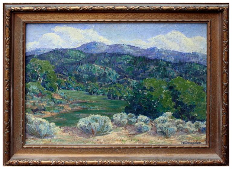 Unknown Mouth of the Canyon Taos, New Mexico, Painting For Sale at