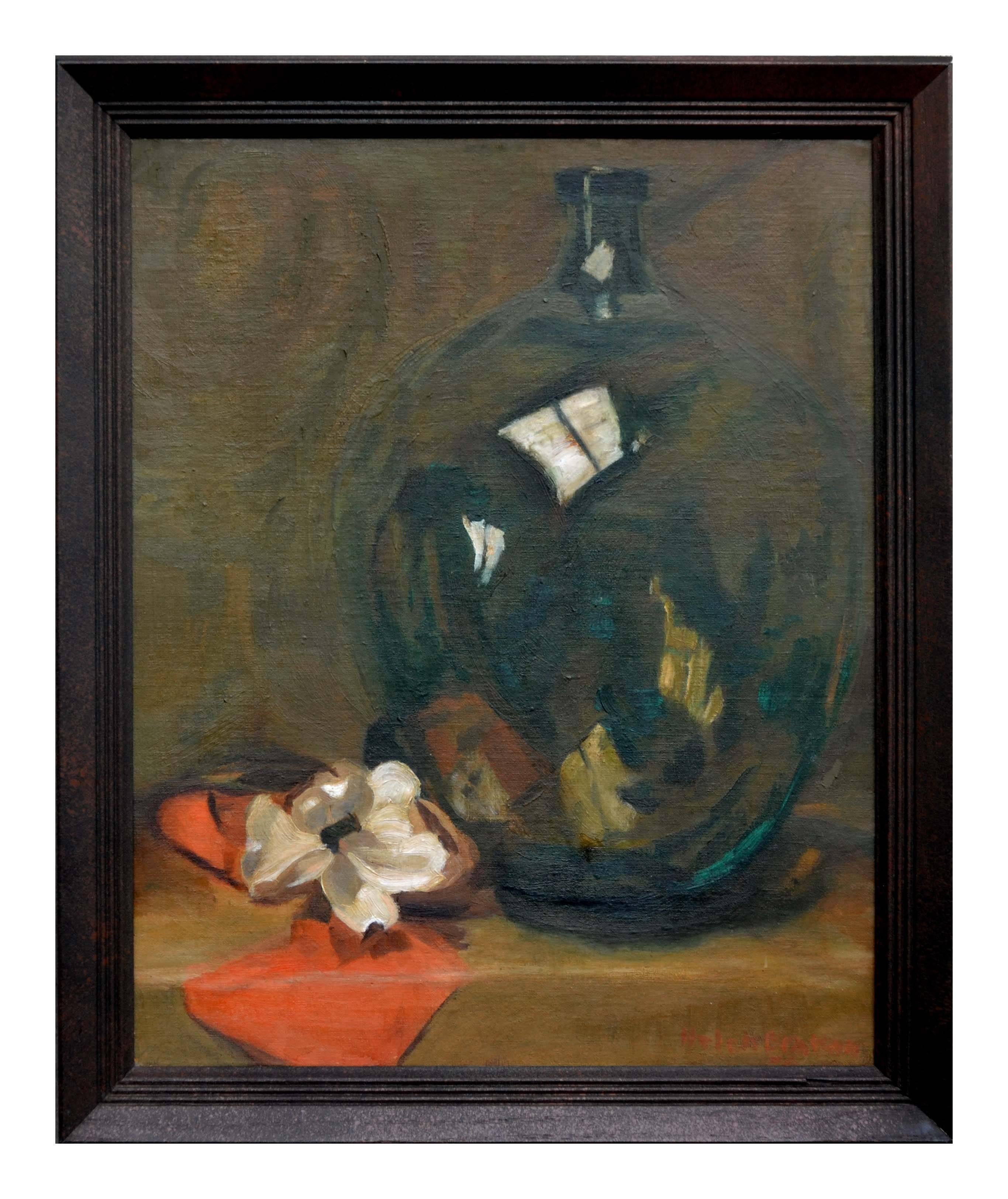 Early 20th Century Flower and Jug Still Life