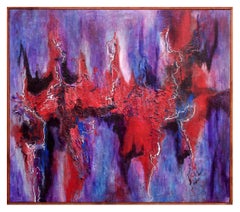 Red and Purple Abstract