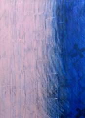 Vintage Pink and Blue Ombre Abstract