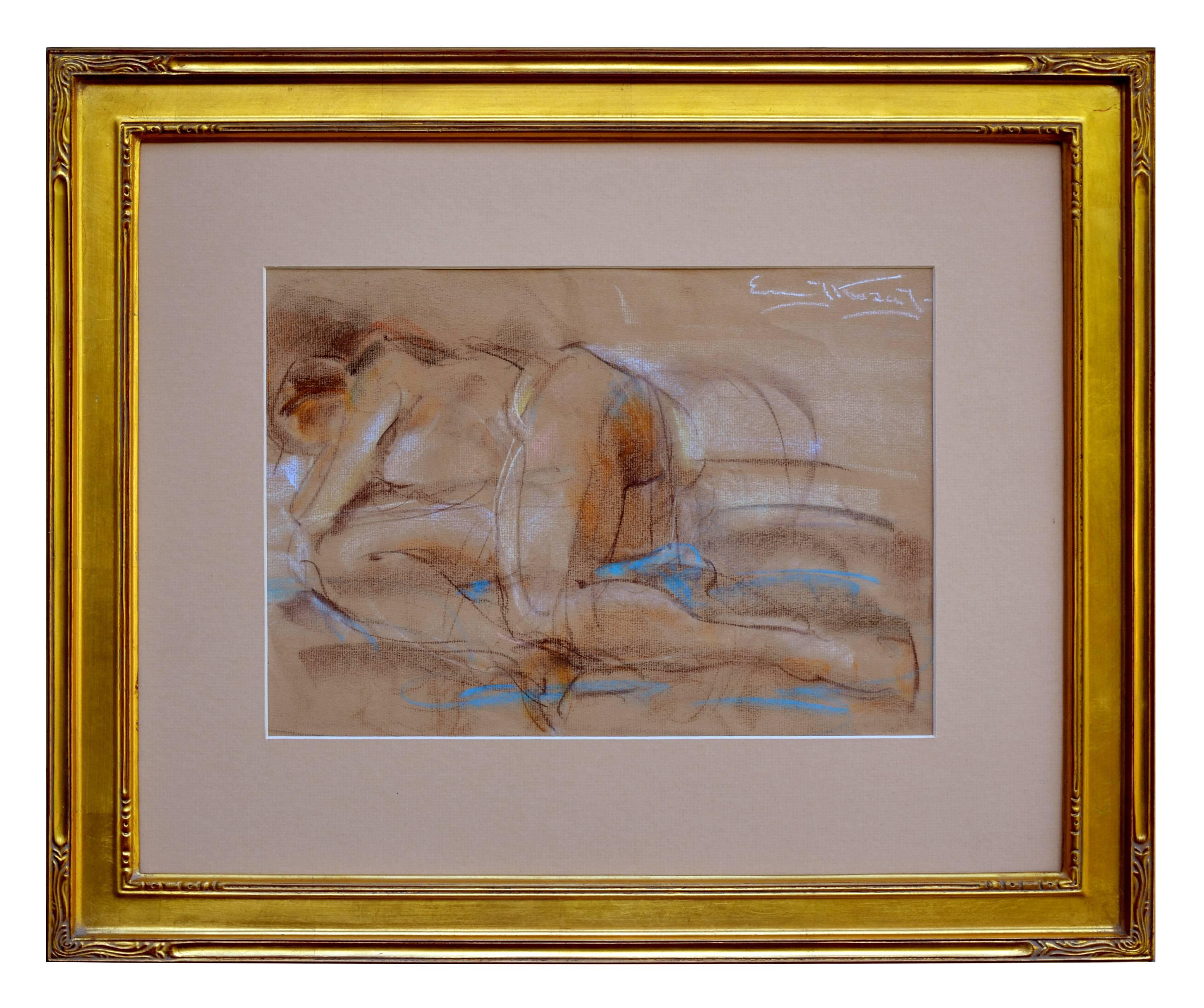 Emil Kosa Jr. Nude Painting - Nude Sleeping by Emil Kosa, Jr., 1930s