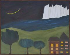 Three Trees & Two Buildings Nocturnal