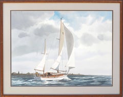 Chesapeake Bay Sailboat Seascape