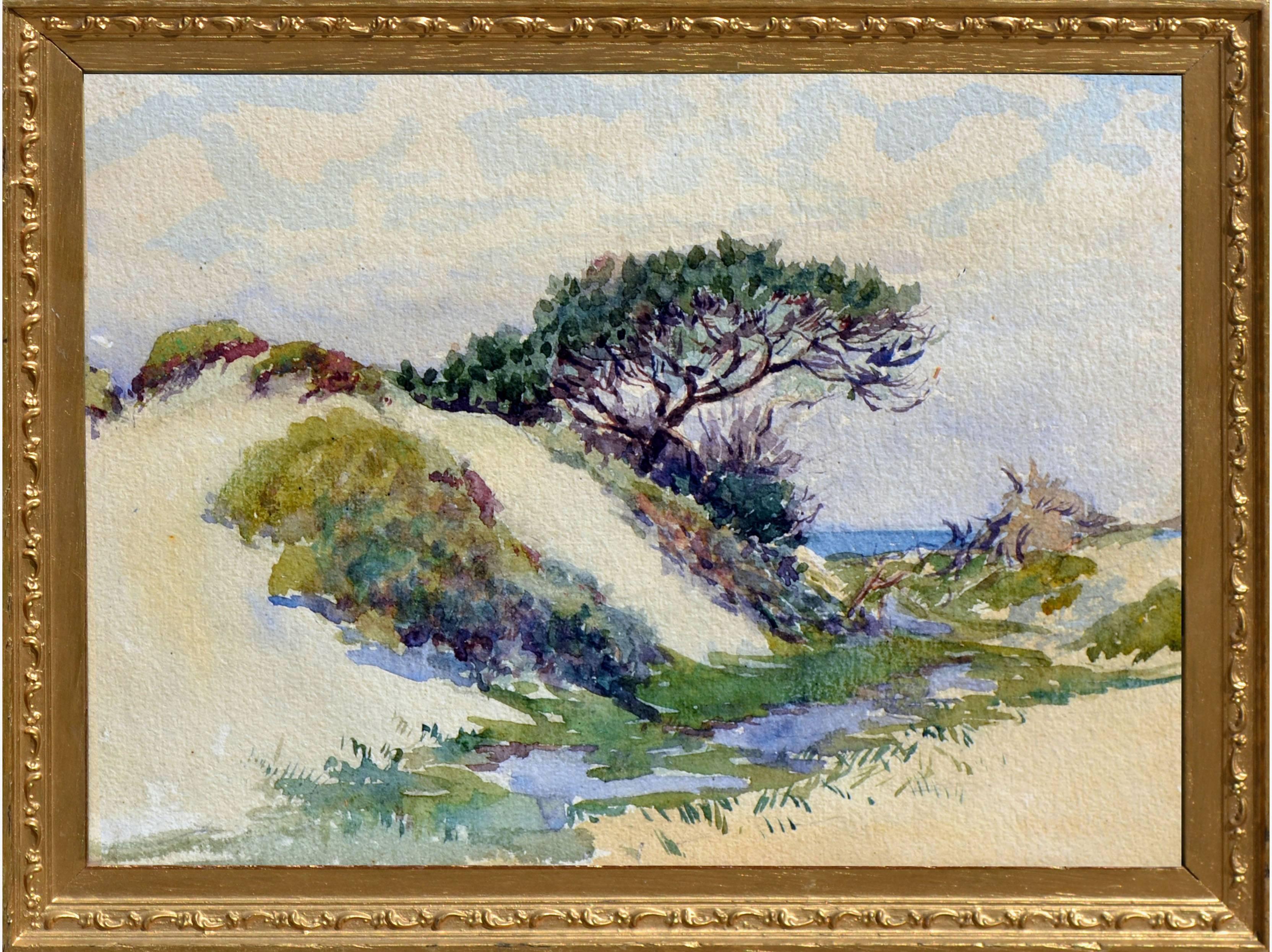 William Adam Landscape Painting - Pebble Beach