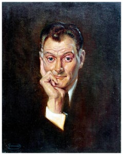 Portrait of Art Carney 1959 by Snowden 