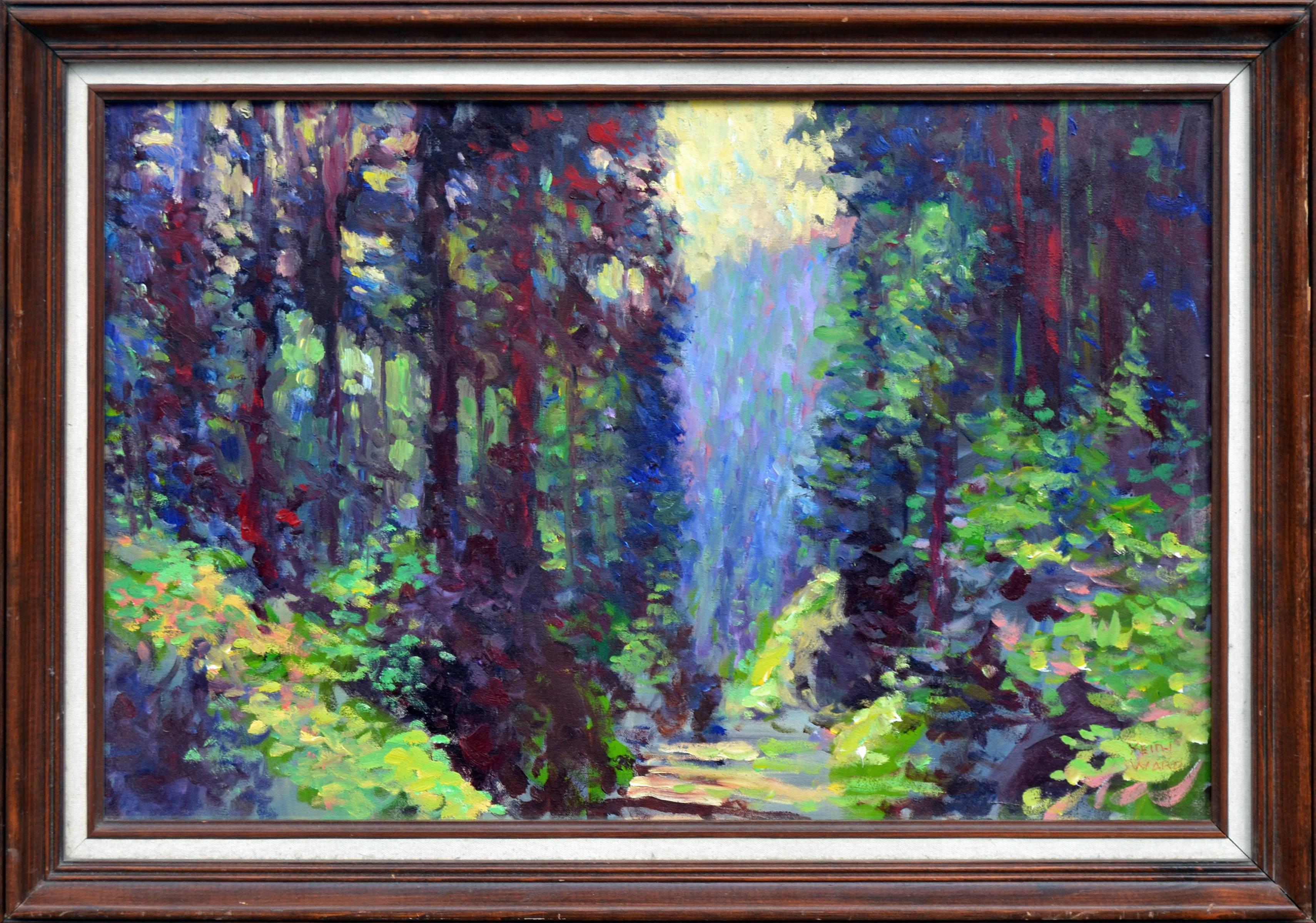 Keith Ward Landscape Painting - Redwood Forest