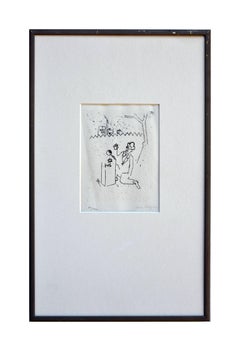 Marc Chagall - Am Grabsteub der Mutterm At the Mother
s Tombstone Am Grabsteub der Mutterm At the Mother
s Tombstone