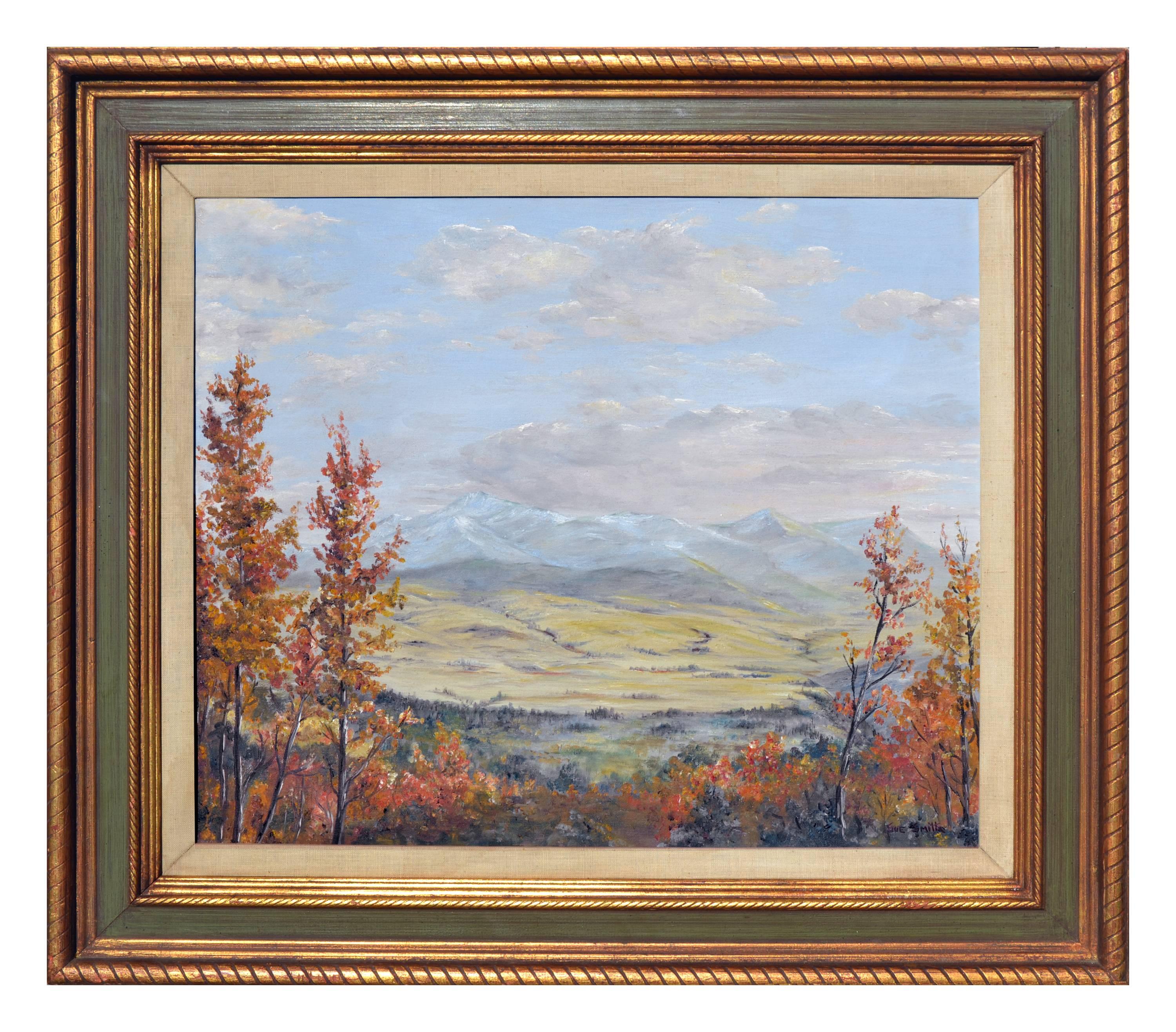 Sue Smith Landscape Painting - The Lookout - Autumnal California Landscape 