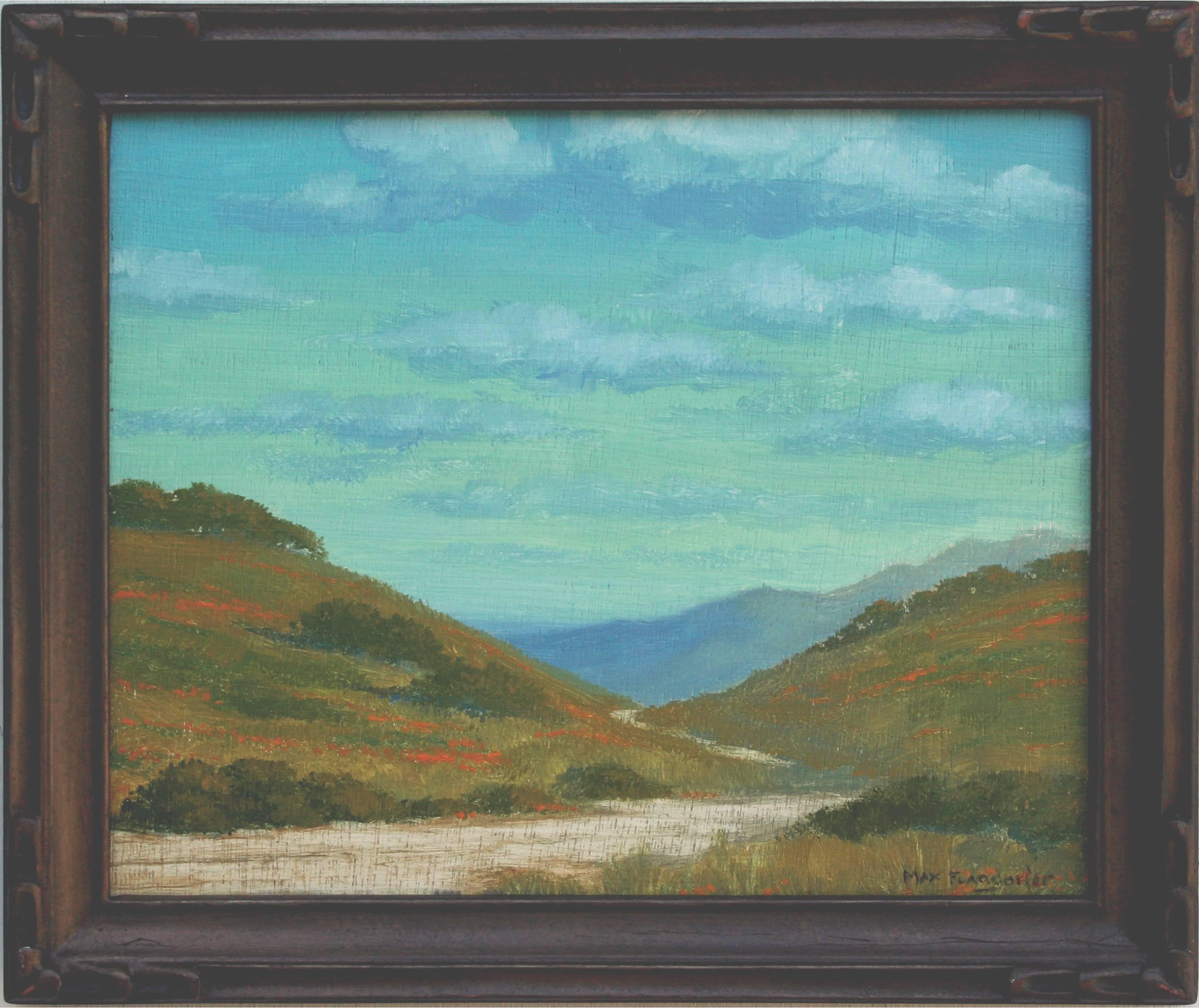Max Flandorfer Landscape Painting - Plein Air California Hills Landscape "All My Days"