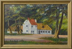 Early 20th Century Danish Farmhouse Landscape