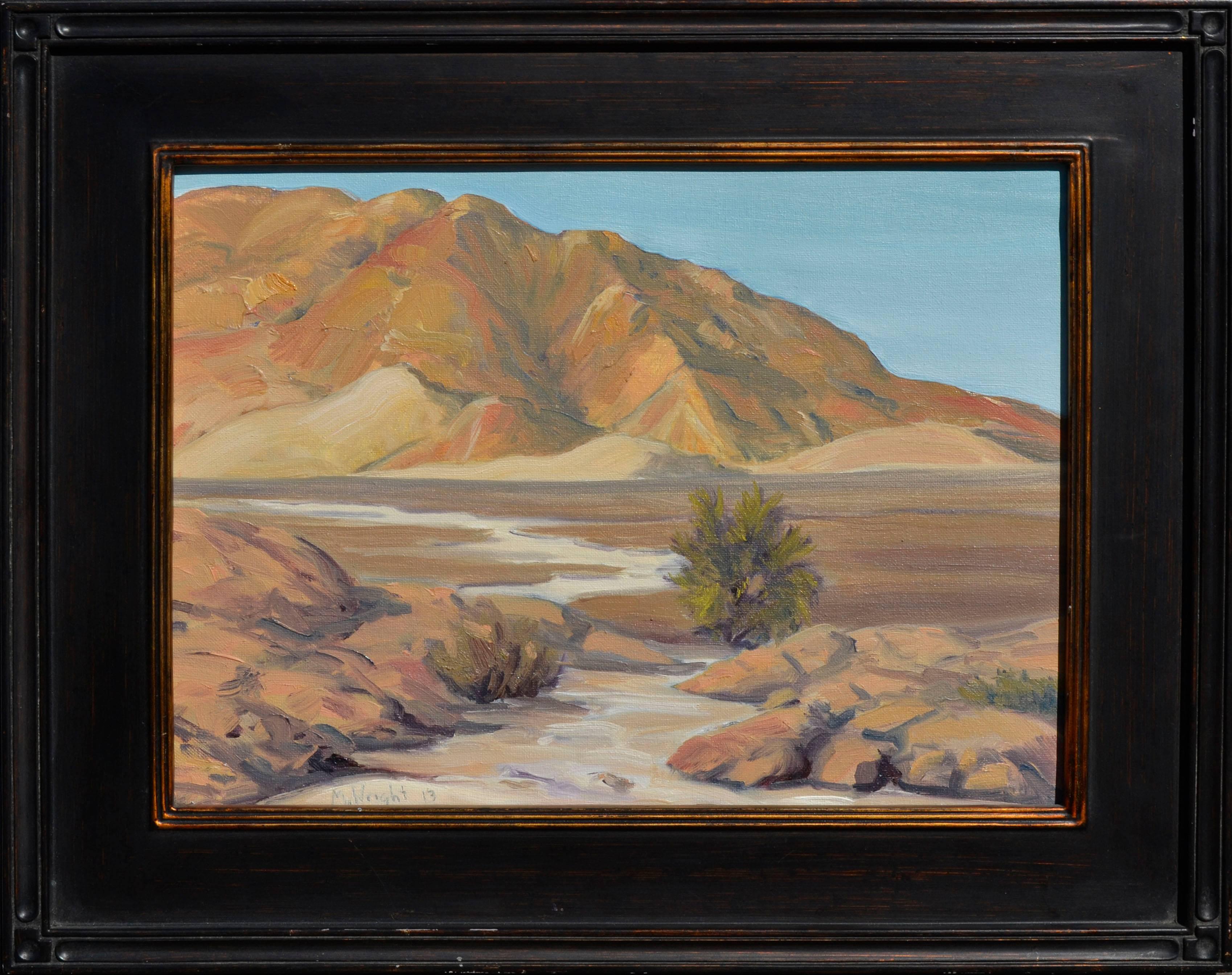 Landscape Painting Mike Wright - Paysage du désert de la vallée de la Panamint
