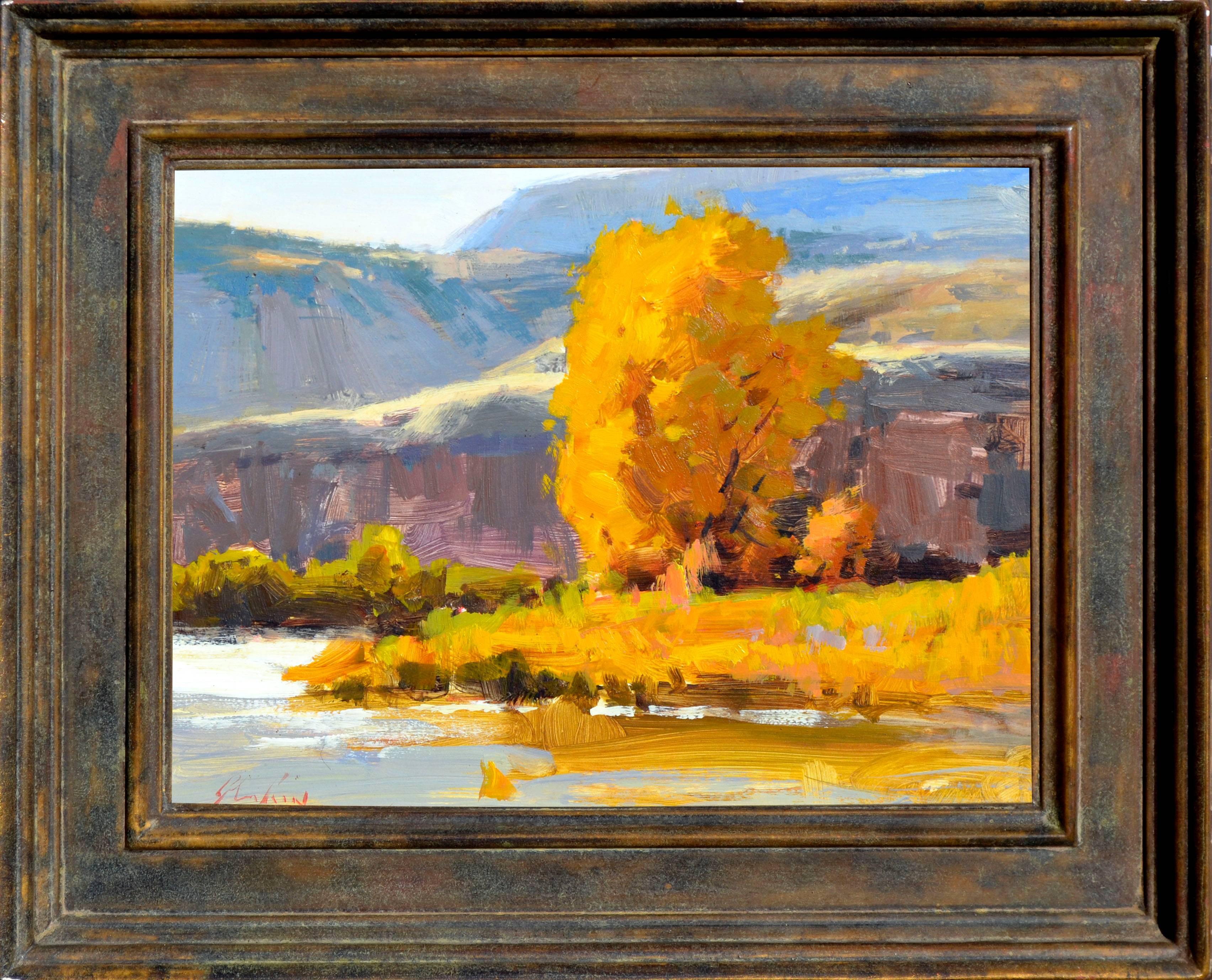 Juan Guzman-Maldonado Landscape Painting - Fall Trees