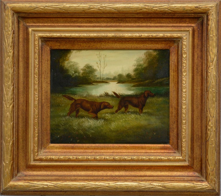 Thomas Carr Irish Setters on Point at 1stDibs tom carr artist