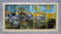 Homage to Asa, American Gothic Figurative Abstract