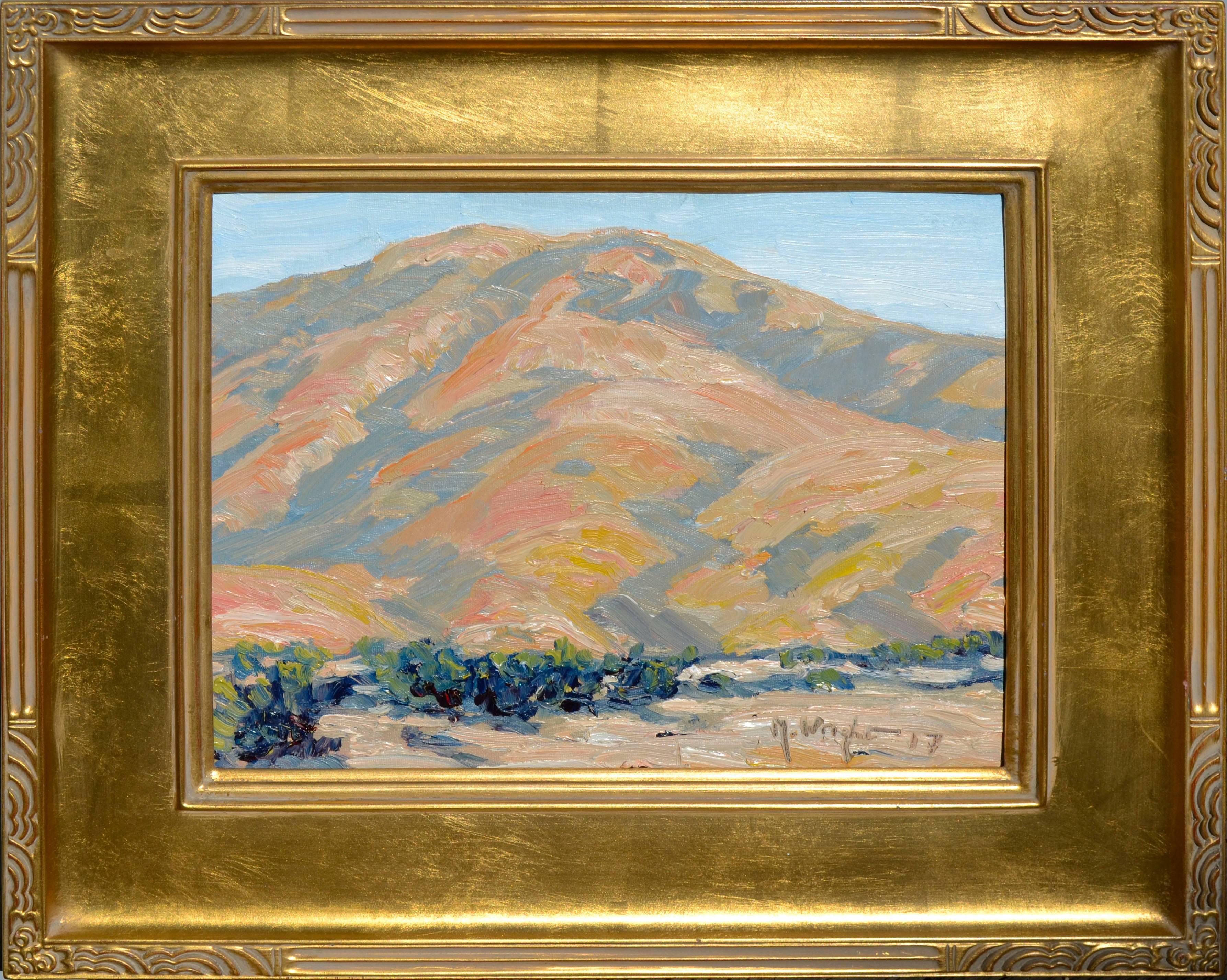 Mike Wright Landscape Painting – Südlich von San Luis Obispo, Kalifornien Landschaft 