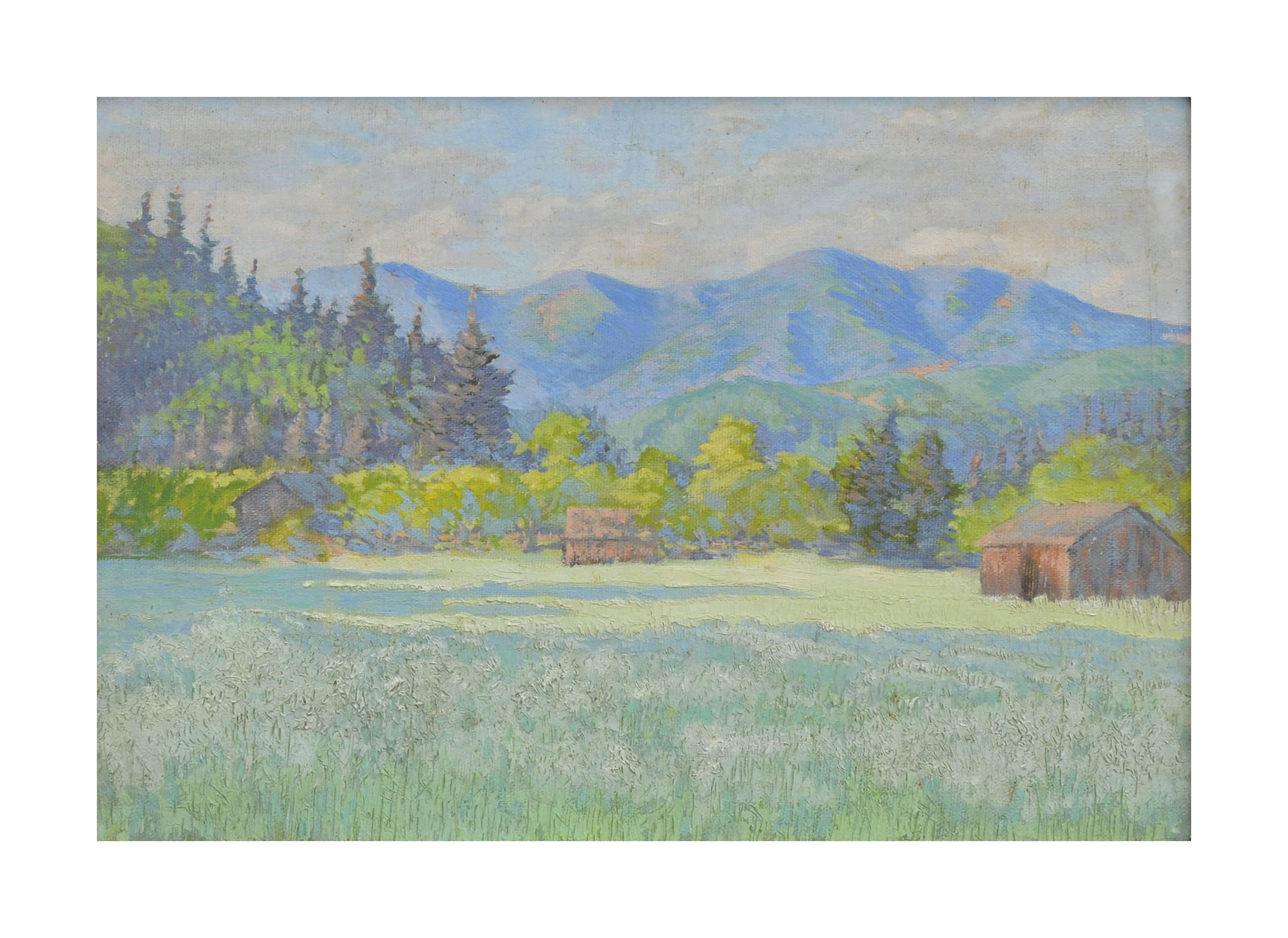 California Foothills in Spring - Painting by Unknown