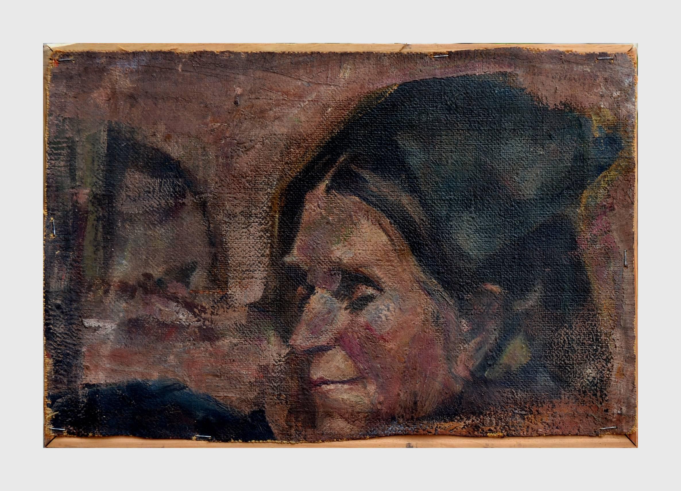 David Rosenthal Portrait Painting - Study of Woman