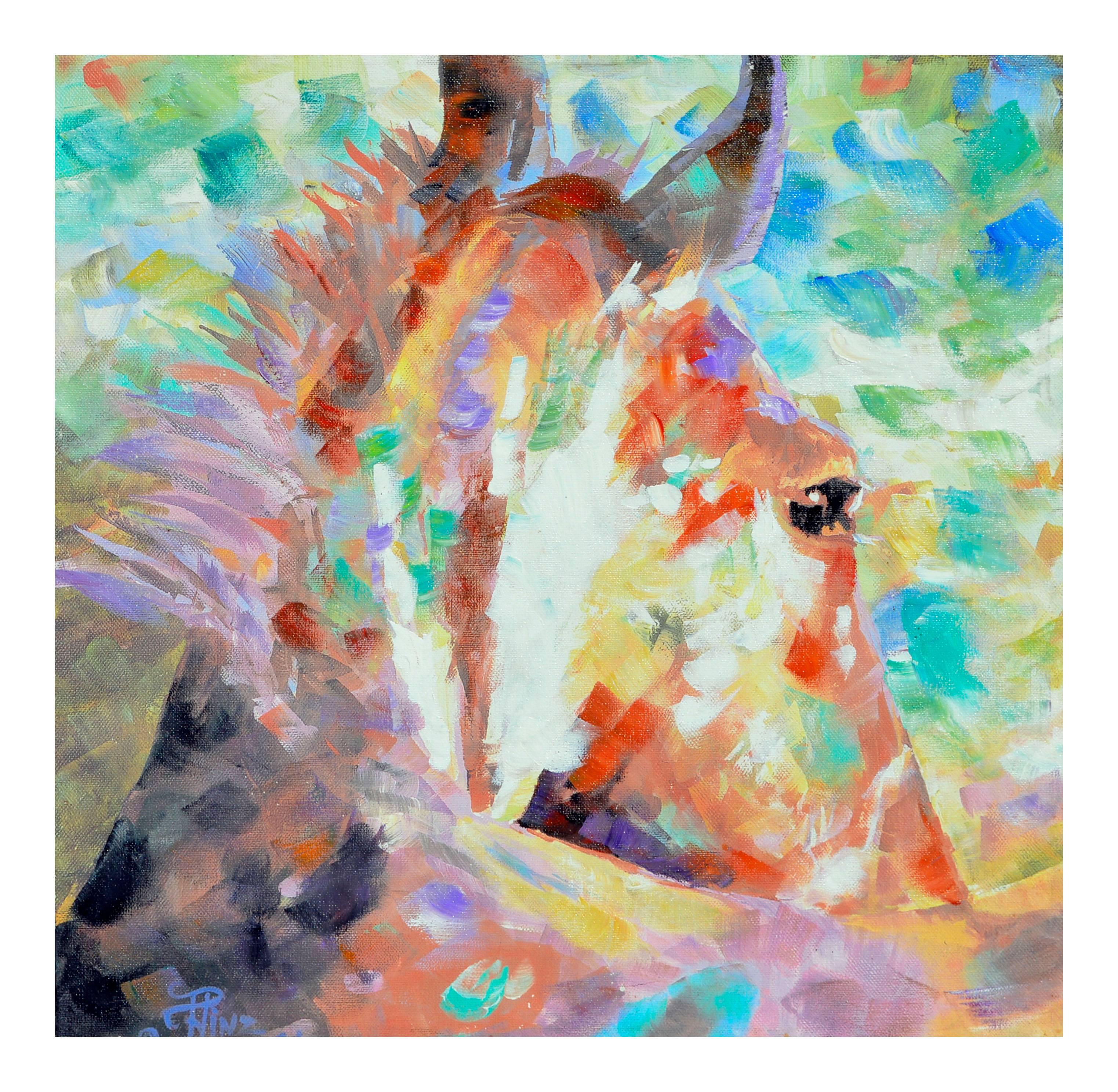 Valerie Hinz Animal Painting - Horse Portrait