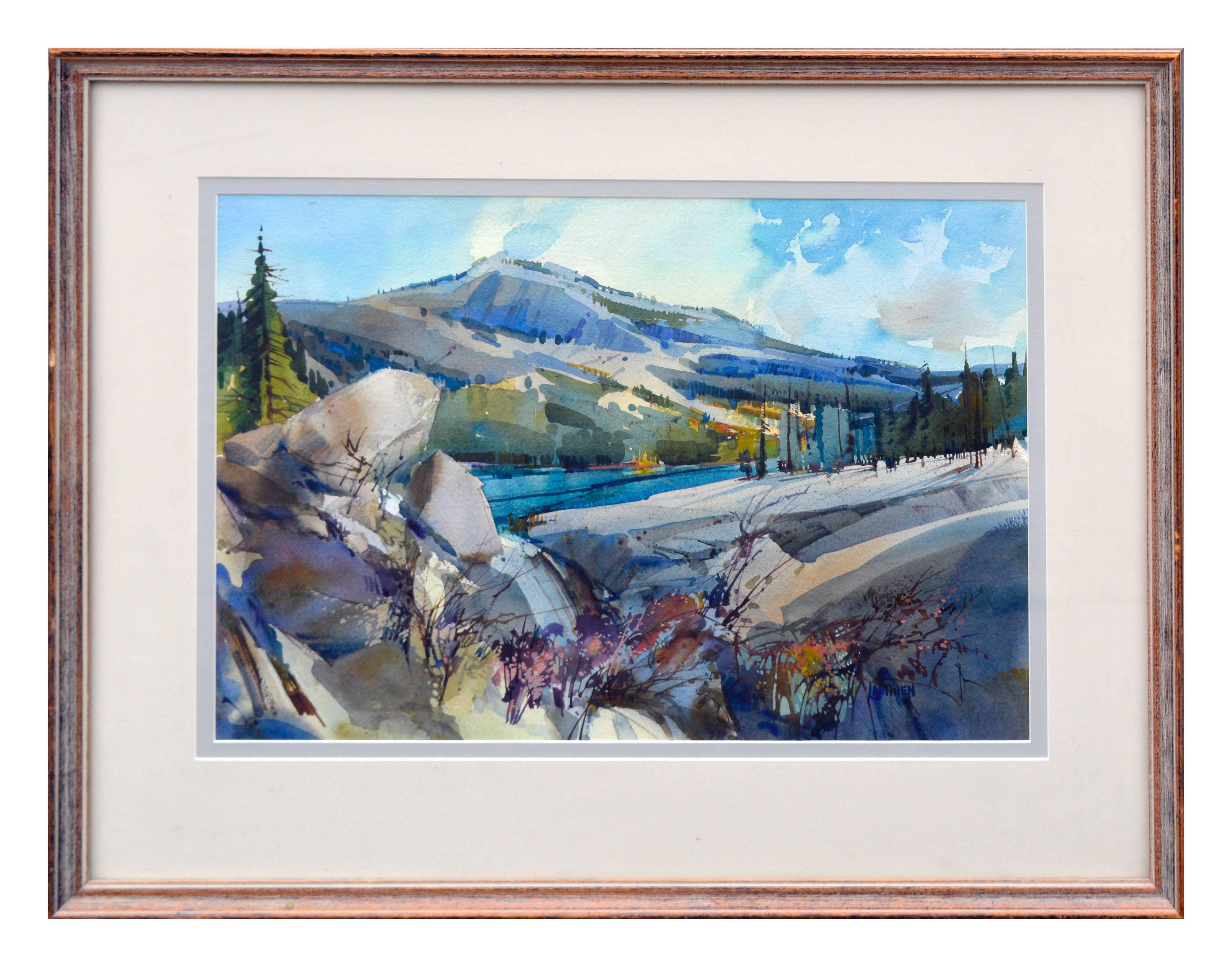 Dale Laitinen Landscape Painting - Granite Bluffs Yosemite