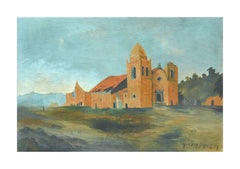 Early 20th Century Carmel Mission Landscape 