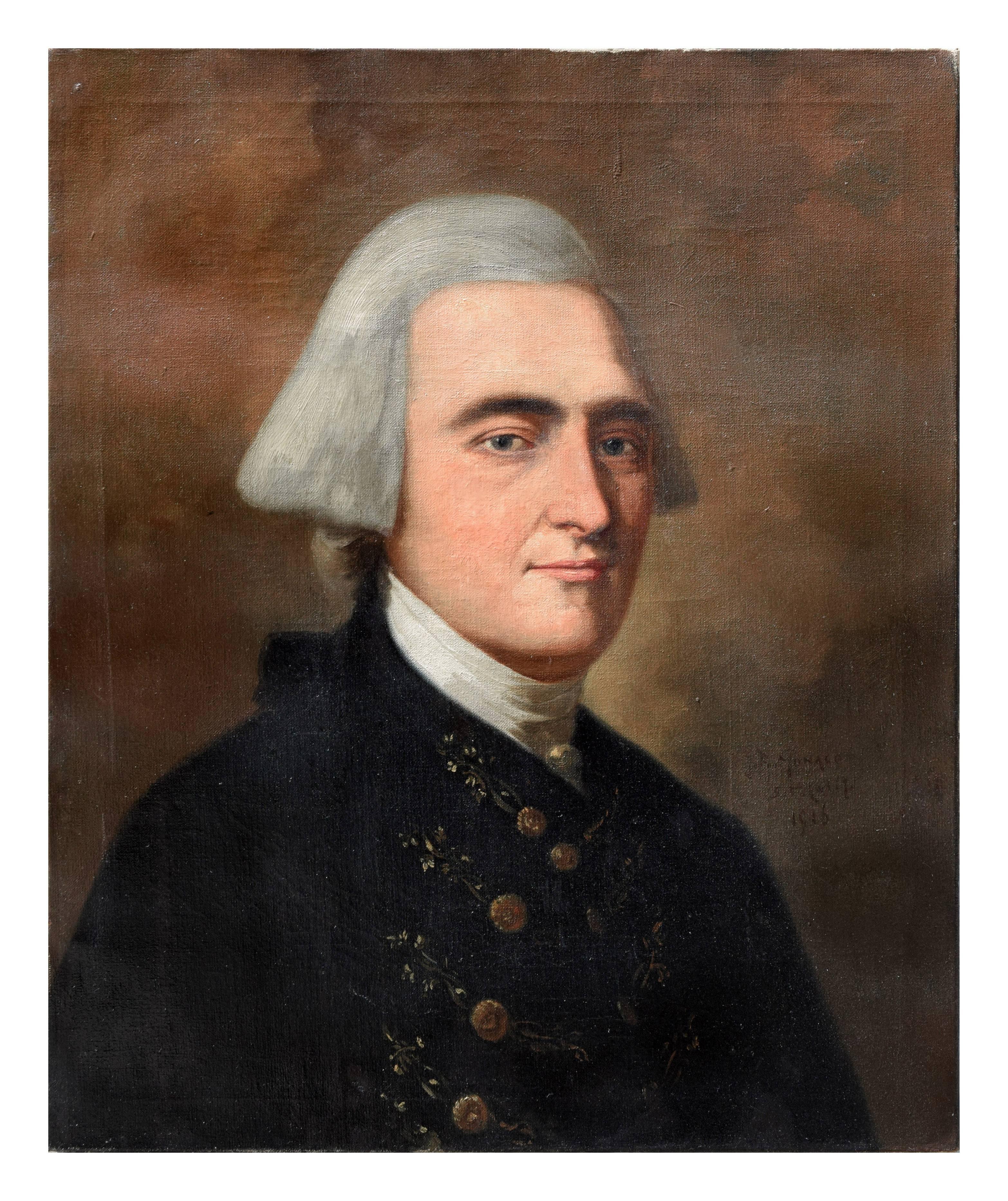 Study of John Singleton Copley's painting of John Hancock 