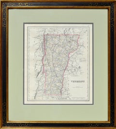 Antique Map of Vermont