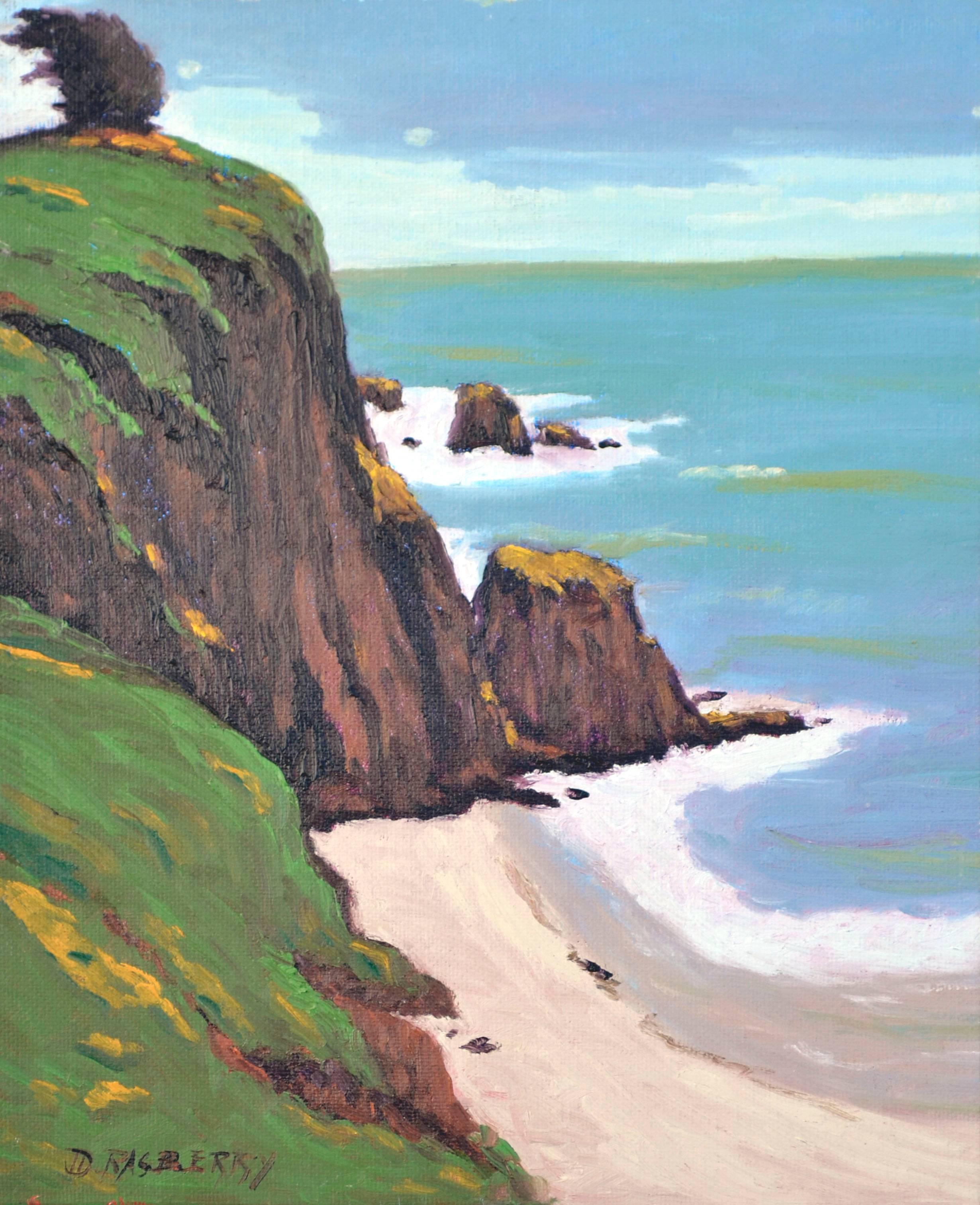 Jesse Don Rasberry  Landscape Painting - Coastal Bluffs by Jesse Don Rasberry
