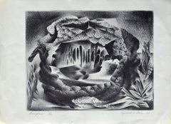 Mid Century Modern Breadfruit Abstract