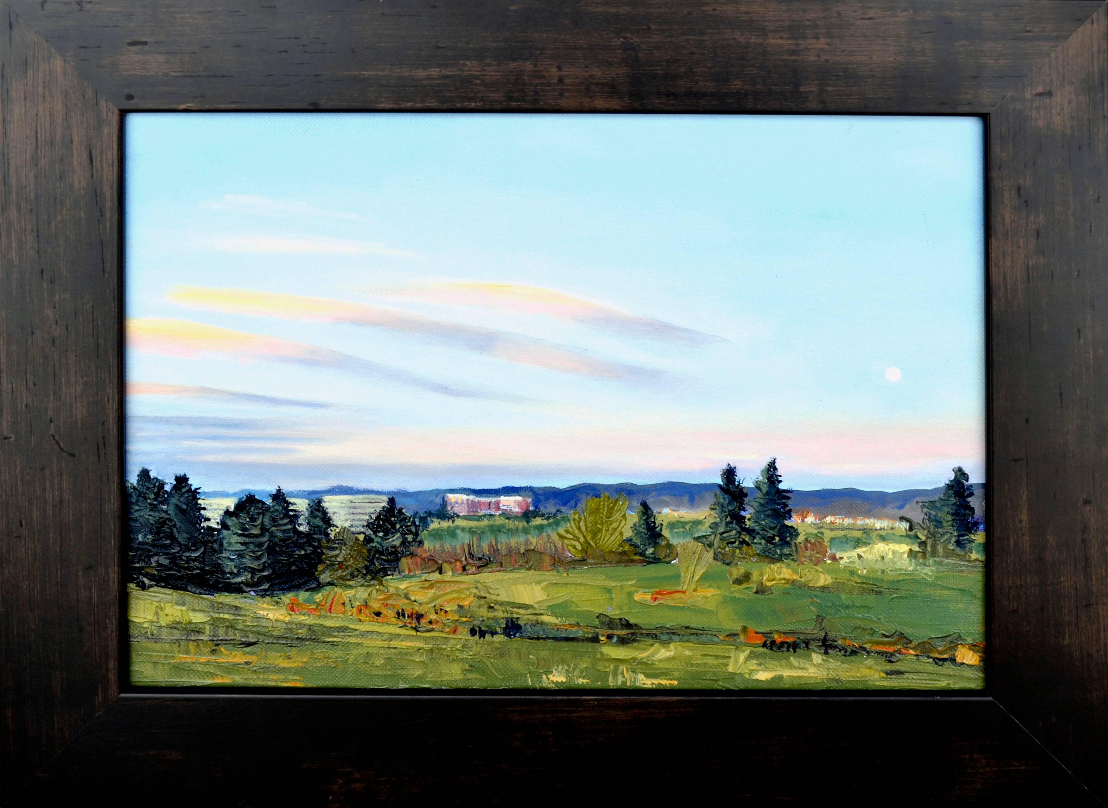 Betsy Duzan Landscape Painting – Landschaft von Littleton, Colorado 