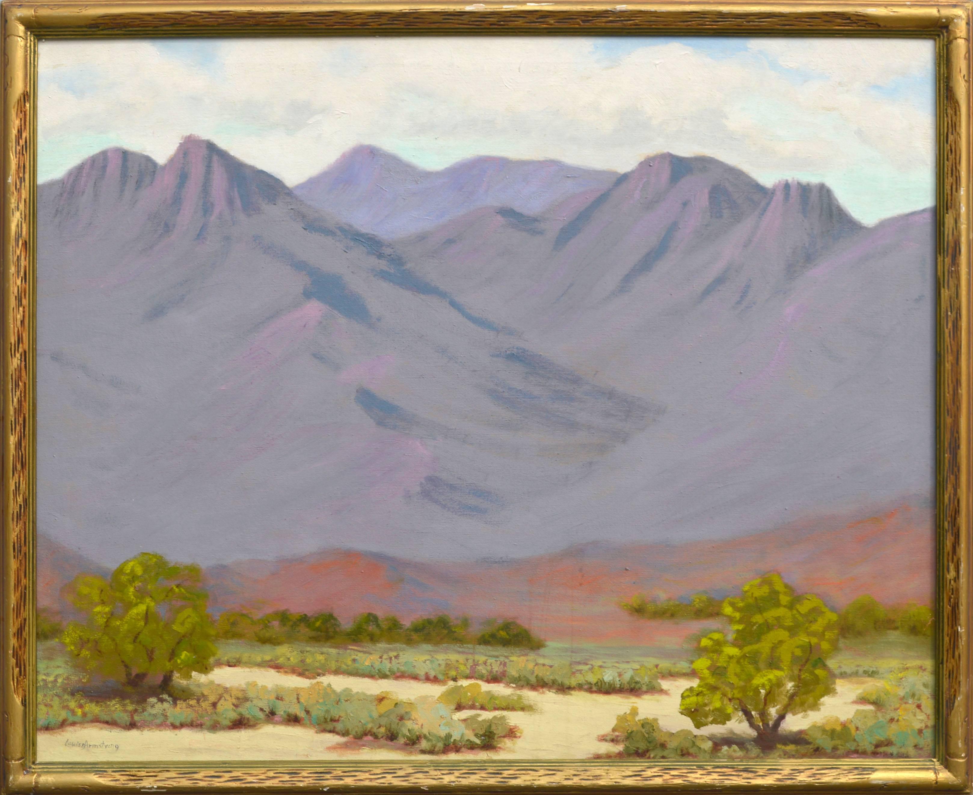 Louise Armstrong Landscape Painting - San Gabriel Mountains