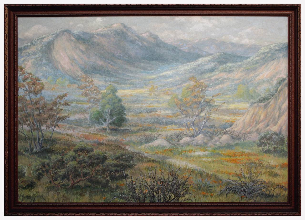 The Grapevine and Valley - Painting by Jene Jackman