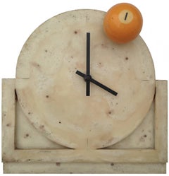 "Here", Modernist Clock Sculpture